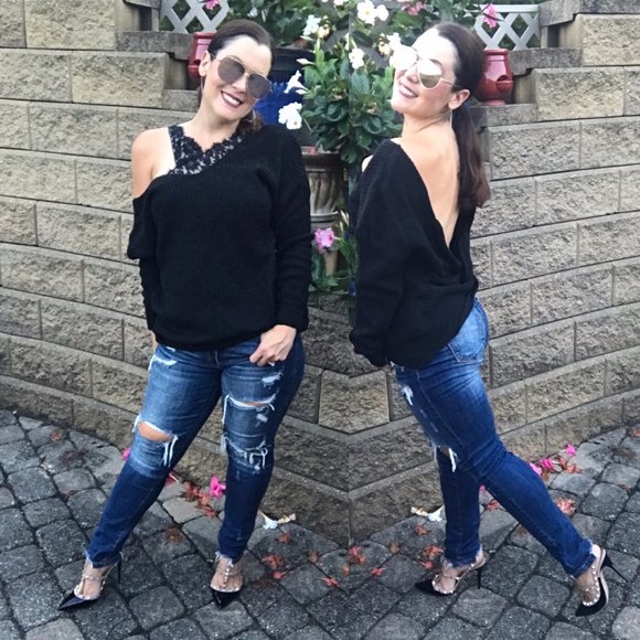 KANCAN Destroyed Dark Denim Skinny Jeans KC5055D - Picture 5 of 11